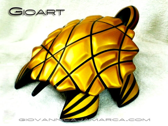 GioArt Pyramid Gold Black
